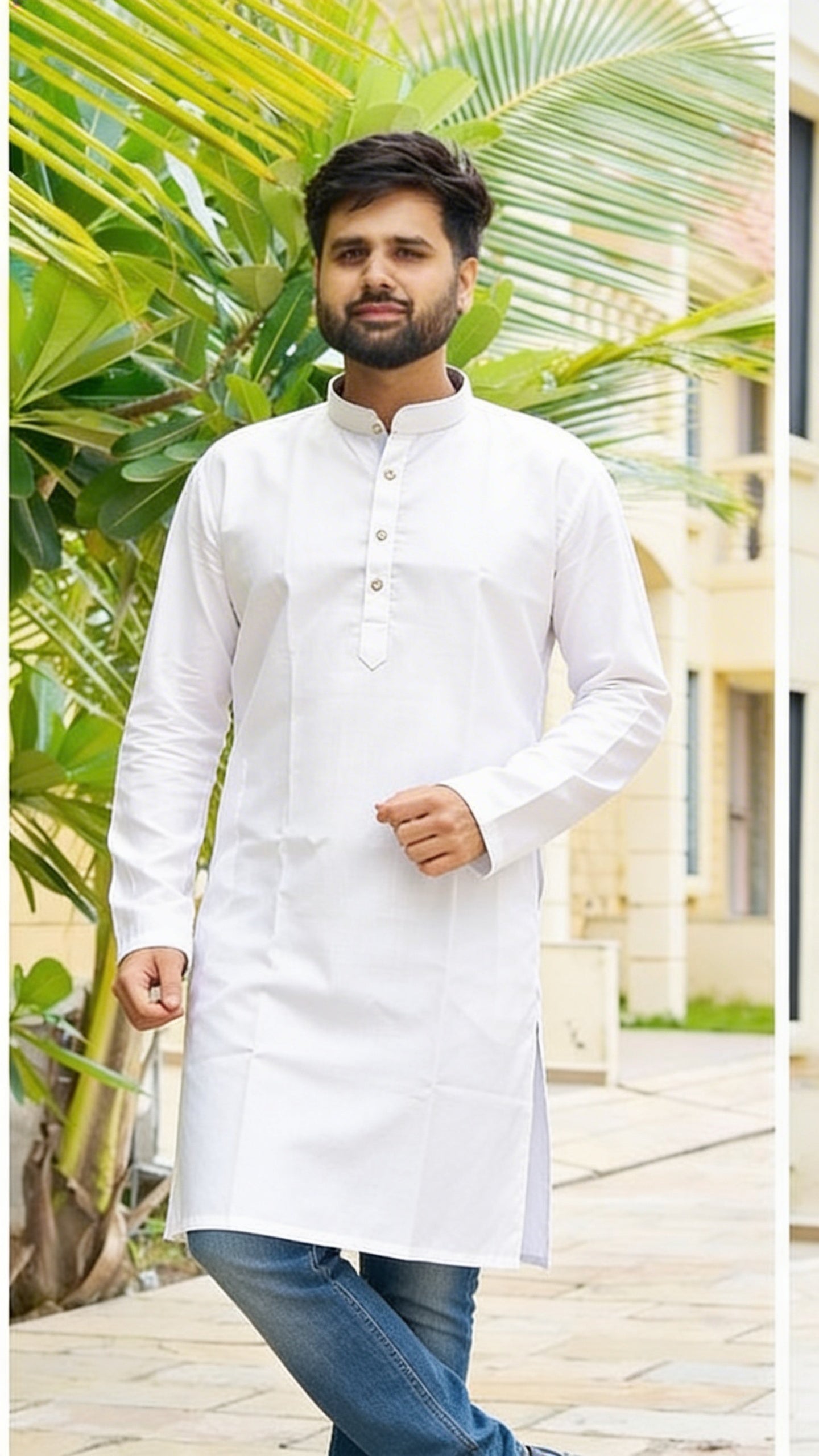 Pure Cotton Kurta Both Side Pocket | 36-42