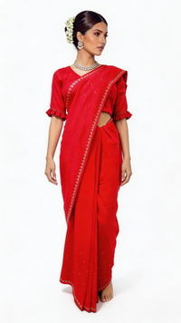 Siroski Work Saree