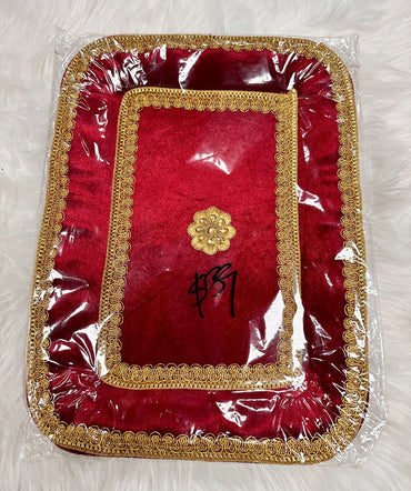 Hand made Velvet Tray