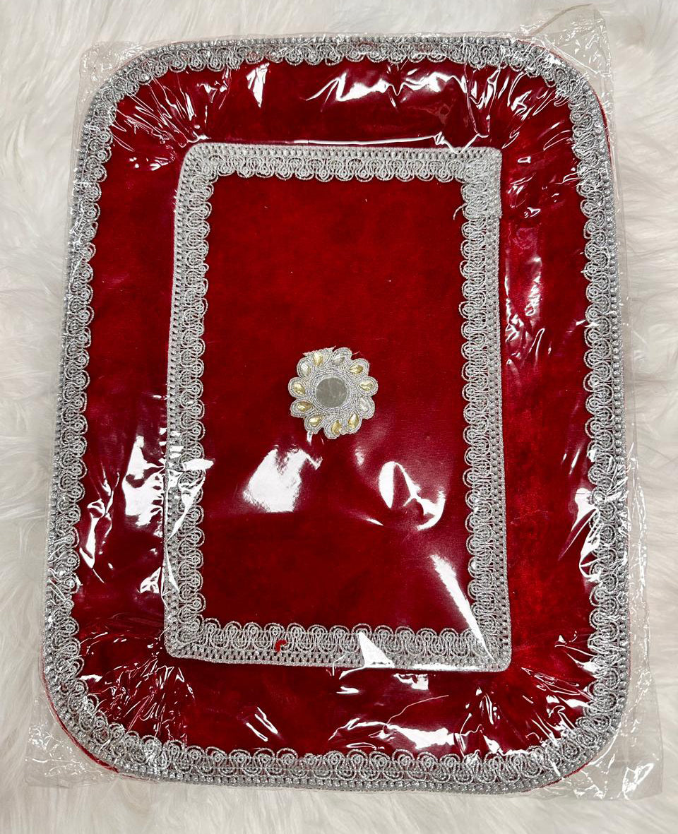 Hand made Velvet Tray