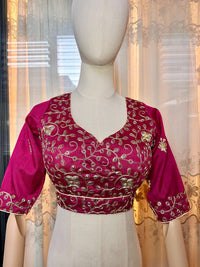 Full Embroidery Blouse 3 Color 38-42
