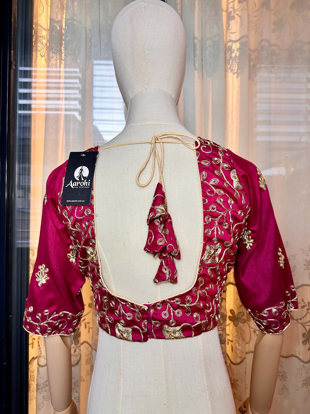 Full Embroidery Blouse 3 Color 38-42