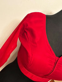 Georgette Blouse Red 34-48