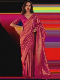 Forever Hit Premium Kanjivaram Party Wear Silk Saree | 12 Design, Colors